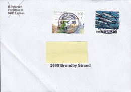 Denmark Deluxe 2013 Cover Brief To BRØNDBY STRAND Hans Christian Andersen & Fisch Fish Stamps - Lettere