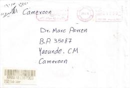 Egypt 2010 Sidi Gaber Pitney Bowes Meter Franking EMA Barcoded Registered Cover - Cartas & Documentos