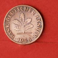 GERMANY FEDERAL REPUBLIC  1  PFENNIG  1948 F   KM# A101  -    (Nº04194) - 1 Pfennig