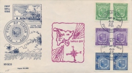 Philippines 1951 FDC Arms Of Iloilo - Covers