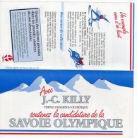 28F) D 73- ALBERVILLE - 16 C P 21cmx10cm5 Pour Soutenir Les Jeux Olympiques D´hiver 1992 - Olympische Spelen