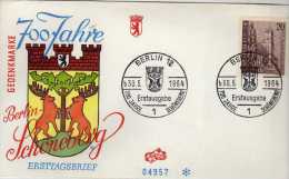 1254 Carta Berlin 1964 Alemania - Briefe U. Dokumente