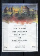 LE VIN ET LES PEINTRES - (Etiquette Légèrement Collée Sur Feuille D´expo.) - Arte