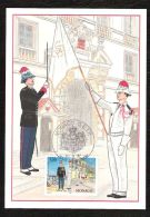 Monaco - CM 1997 - YT  N°2107 - Compagnie Des Carabiniers - Cartoline Maximum