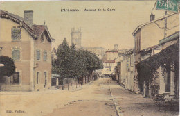 59 - L´Arbresle - Avenue De La Gare (colorisée, Edit Veillon - L'Arbresle