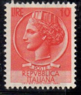 PIA - ITALIA SPECIALIZZAZIONE: 1953 : Siracusana - (SAS 711 - CARRARO 216) - 1946-60: Ungebraucht