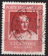 PIA - ITALIA SPECIALIZZAZIONE: 1957 : 2000°  Della  Morte  Di  Cicerone - (SAS 821 - CARRARO 397) - Variétés Et Curiosités