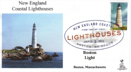 New England Coastal Lighthouses FDC, From Toad Hall Covers! (#1 Of 5) - 2001-2010