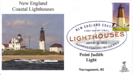 New England Coastal Lighthouses FDC, From Toad Hall Covers! (#3 Of 5) - 2001-2010