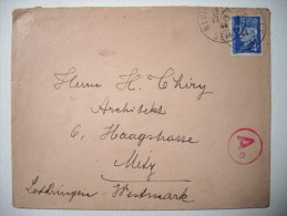 PETAIN Type Hourriez 4 F  Sur Lettre 1944 - Covers & Documents