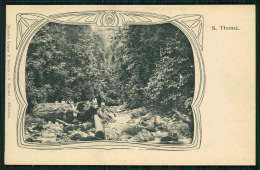 SÃO TOMÉ E PRINCIPE / ILHA DO PRINCIPE Ribeira. Postal Antigo Arte Nova. Ediçao MENDES LOPES. Old Postcard AFRICA 1900s - Sao Tomé E Principe