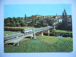 Germany:  Zeitz - Karl-Marx-Brücke Mit Autobus - 1970s Unused - Zeitz