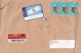 Argentina 2006 Buenas Aires Cup Barcoded Registered Cover - Brieven En Documenten