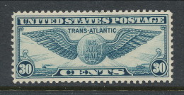 USA 1939 Air Mail Scott # C 24. Transatlantic Issue,  MH (*) - 1b. 1918-1940 Neufs