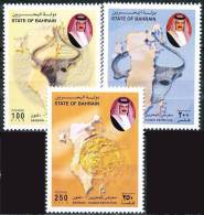 BAHRAIN 2000 DILMUN CULTURE EXHIBITION SC# 535-537  VF MNH MAPS, CATTLE (D01) - Bahrein (...-1965)