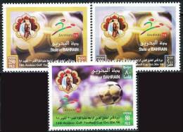 BAHRAIN 1998 GULF CUP FOOTBALL / SOCCER  SCARCE SC# 514-16  MNH (D01) - Bahrein (...-1965)