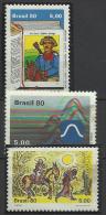 BRASIL**   LOTES  1980 - Neufs