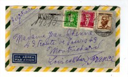 Lettre , BRASIL ,  Via Aéra , 1957 - Briefe U. Dokumente
