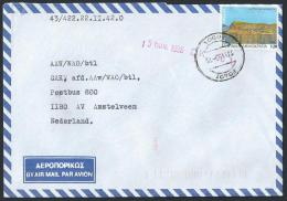 Greece: Air Mail Cover From Rodos, 13-11-1996 - Covers & Documents