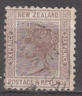 New Zealand    Scott No.  65  Used   Year  1882 - Usati