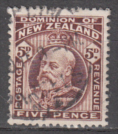 New Zealand    Scott No.  136  Used   Year  1909 - Gebraucht
