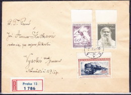 Tchécoslovaquie 1954, Lettre Récommandé - Storia Postale