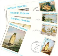 4 Plis En 1° Jour Du 15/12/1982 ((Peintures Du 19° Siecle ) En PROMO - Covers & Documents