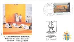 ESPAGNE   CATHOLIQUE VOYAGE  PAPE  JEAN PAUL II   Pope John Paul II Papst Johannes Paul II  PAPA Jonas Paulius II - Storia Postale