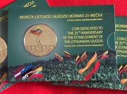 Lithuania 25 Litai 2013 "Establishment Of The Lithuanian Sąjūdis" PROOF-LIKE - Litouwen