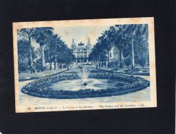 44520    Monaco,  Monte-Carlo  -  Le  Casino  Et  Les  Jardins,  NV(scritta) - Casino