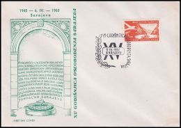 Yugoslavia 1960, Illustrated Cover "15 Years Of Liberation Of Sarajevo" W./ Special Postmark - Lettres & Documents