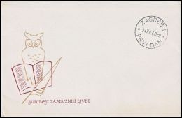 Yugoslavia 1960, Illustrated Stampless Cover - Lettres & Documents