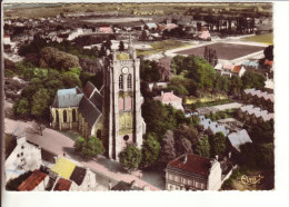 CPSM De Hazebrouck (Nord 59): Eglise St Eloi Vue Aérienne - Hazebrouck