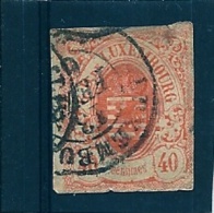 LUXEMBURG-Luxembourg : N°11 0bli. - 1859- Cote : 300,00€ - 1859-1880 Wappen & Heraldik