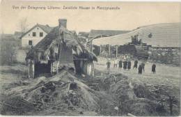 Marczynawolla Belagerung Lötzen Zerstörte Häuser Giżycko Belebt Einwohner Feldpost 31.5.1915 Armierungsbataillon Nr - Ostpreussen