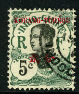 China France P.O. 1908 5c "KOWANG-TCHEOU" Overprint With "INDOC?"cds VFU - Timbres-taxe