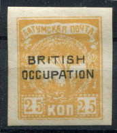 Russie                  9  *    Occupation Britannique - 1919-20 Britische Besatzung