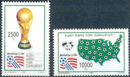 1994 NORTH CYPRUS FIFA WORLD CUP FOOTBALL SOCCER MNH ** - 1994 – Vereinigte Staaten