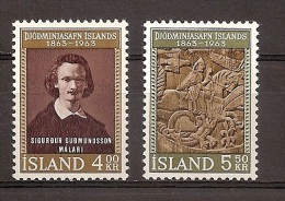 Island 1963, Nr. 368-369 100 Jahre Nationalmuseum Postfrisch (mnh) ** - Nuevos