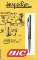 Stylo à Bille / BIC / INSPECTION/ Est-ce La Vraie Pointe  BIC ? /Vers 1950-1960        BUV96 - Cartoleria