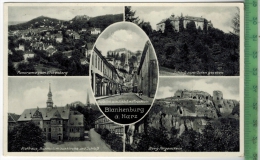 Blankenburg A. Harz 1938, Verlag: W.ST.B., Postkarte Mit Frankatur  Und Stempel, BLANKENBURG  8.7.38 - Blankenburg