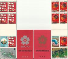 Japan - 2 Stamp-booklets Issued For The World Exhibition - Carnets - Weltausstellung Osaka 1970 - Blokken & Velletjes