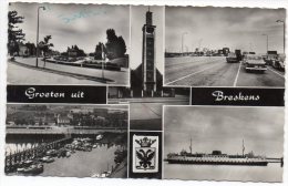 CP, PAYS-BAS, ZEELAND, BRESKENS, Multivues, Voyagé En 1961 - Breskens