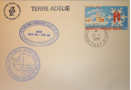 Carte Potale Dessinée Par Paul Emile Victor. Terre Adelie. IAGP. D10. Katabatic Wind. - Covers & Documents