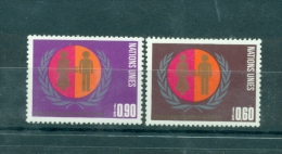 Nations Unies Géneve 1975 - Michel N. 48/49 -  Année Internationale Dela Femme - Unused Stamps