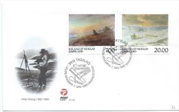 Groënland 1999 FDC  Des N°316/317 Peintures De Peter Rosing - FDC