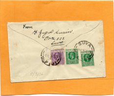 Fiji Old Cover Mailed To Scotland - Fiji (...-1970)