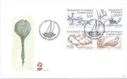 Groënland 2000 FDC  Des N°326/29 Vikings Arctiques - FDC