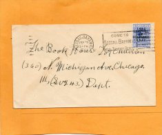 Bahamas 1943 Cover Mailed To USA - 1859-1963 Crown Colony