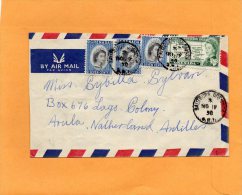 Grenada 1958 Cover Mailed To Aruba - Grenada (...-1974)